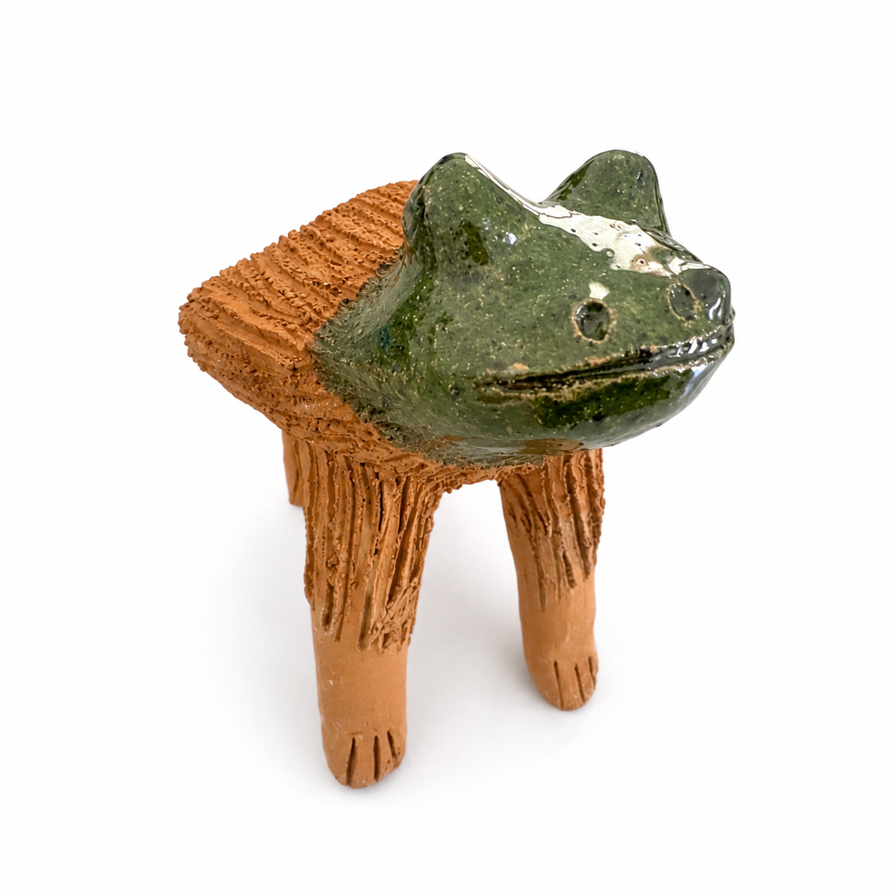 Figura de Rana de Barro Atzompa / Mascota de Chía