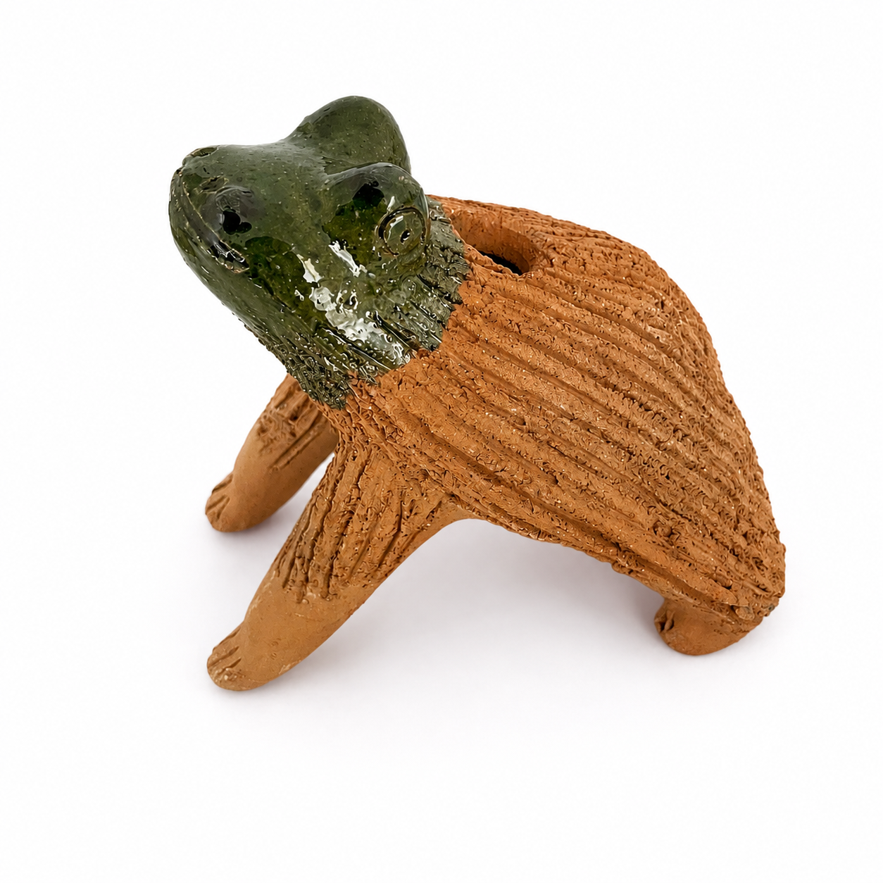 Figura de Rana de Barro Atzompa / Mascota de Chía