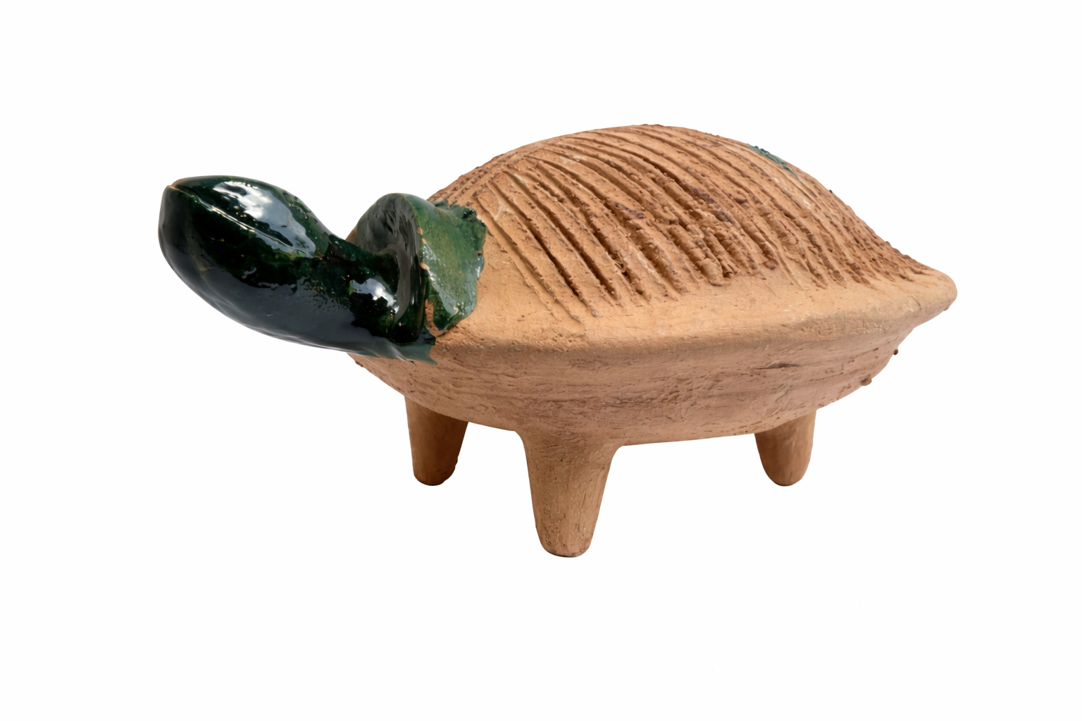 Tortuga de Cerámica hecha con Barro de Oaxaca para germinado de Chía