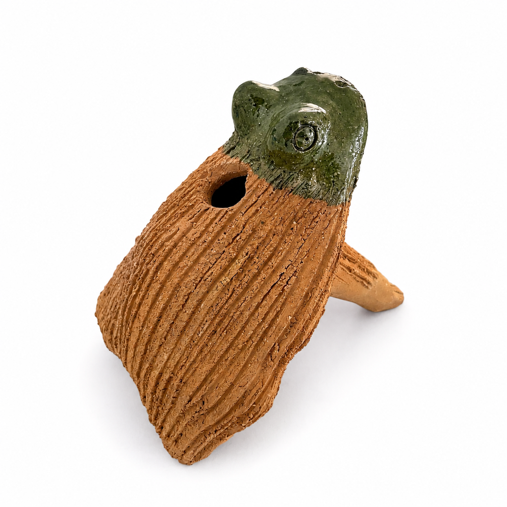 Figura de Rana de Barro Atzompa / Mascota de Chía
