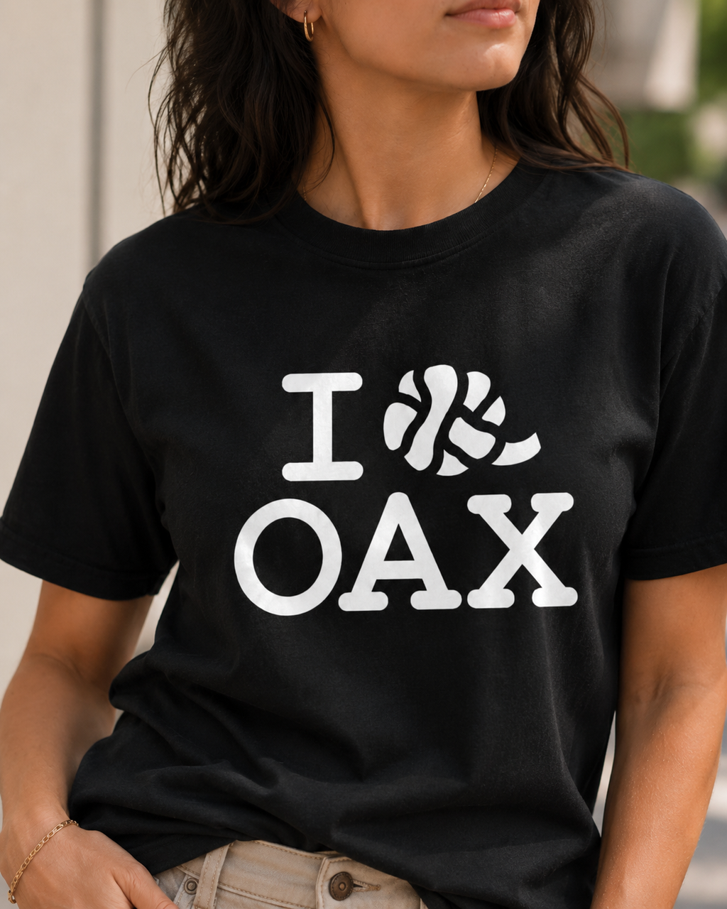 I LOVE OAXACA QUESILLO Playera Blanca Unisex (Envío GRATIS a MX)